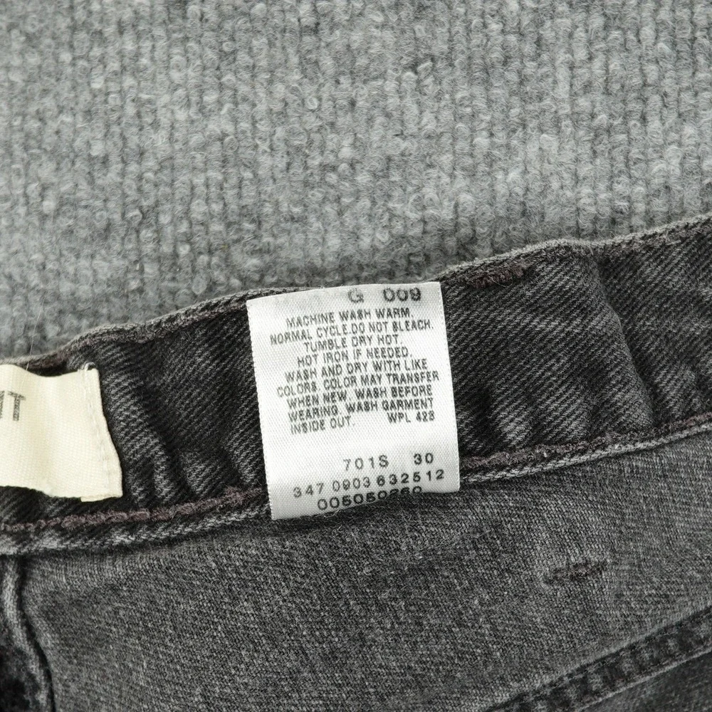 Vintage Levis 505 Jeans Men 38x30  Black Regular Fit Straight Leg Y2K